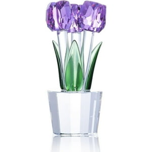 Veat00L - Cifras De Flores De Vidrio, Diseño De Tulipanes, Decoración De Vidrio, Adornos De Tulipán, Regalos Para Mujeres En Aniversario, Boda, Navidad, San Valentín, Día De La Madre