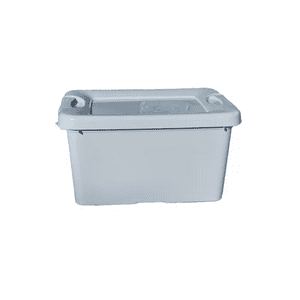 Genérico - Pack 4 Caja Organizadora 14 Lt Cierre Ganchos Colores