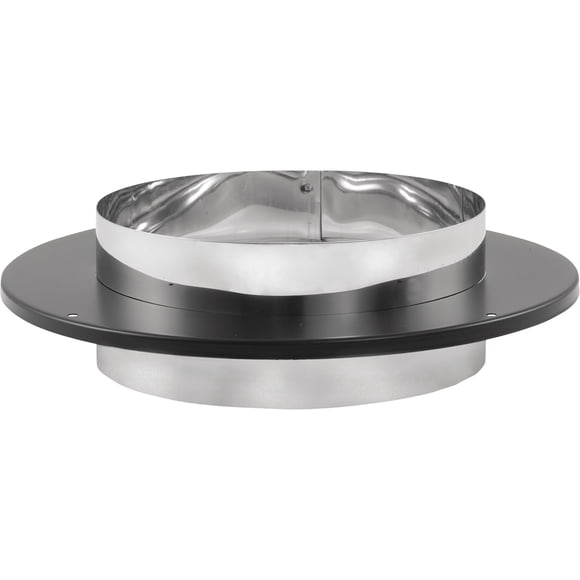 Adaptador de tubo de ventilación para estufa DuraVent de acero inoxidable