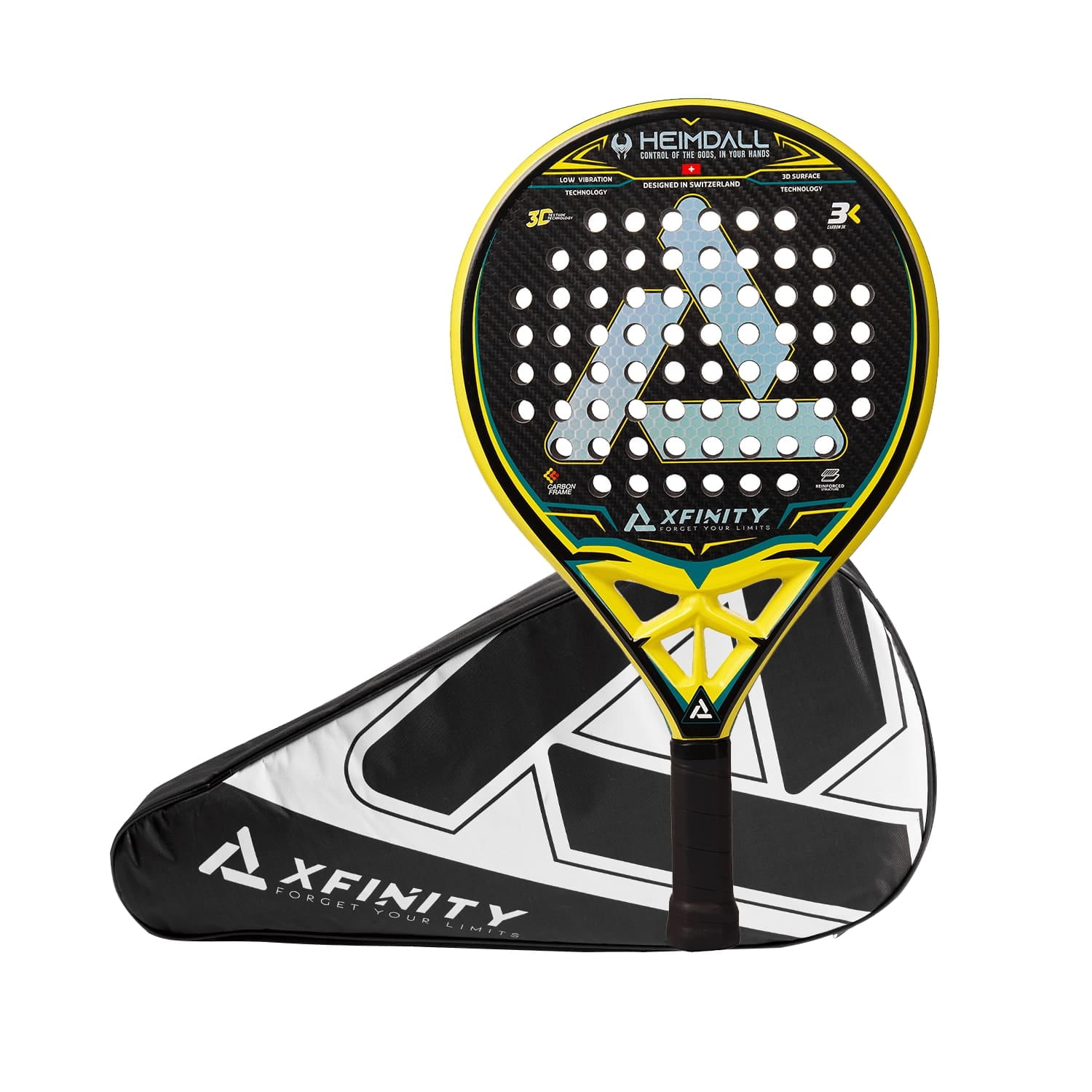 Xfinity - Pala Padel Heimdall Carbono 3k - (incluye Funda)