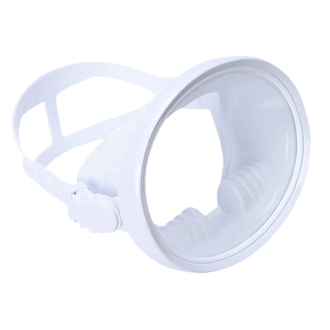 Ioensy - Máscara De Buceo De Lente Individual Máscara Anti Antinborra Para La Pesca De Spear Buceo Blanco