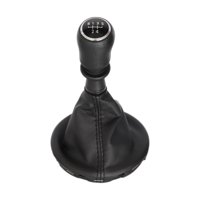Magideal - Boot Gear Er Knob Boot Kit, Cubierta De Palanca De Cambios Pu A Prueba De Polvo Apta Para T5 T5.1