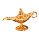 thumbnail image 4 of Genie Aladdin Lámpara De Aceite Wishing Light Pot Decor Home Photo Props Luxury Orange, 4 of 5