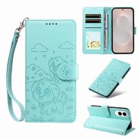 Funda Billetera Foxdock Compatible Con Samsung Galaxy S25 Edge, Diseño Perrito Tierno, Ranuras Para Tarjetas Y Soporte Plegable