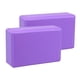 thumbnail image 2 of 2 Bloques De Yoga Antideslizantes, Accesorios Para Deportes De Interior, Gimnasio, Fitness, Morado, 2 of 5