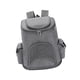 thumbnail image 4 of Mochila transportadora para mascotas, mochila para gatos, bolsas de transporte, bolsa de viaje portátil para excursiones, transportadores para gatos p Gris 6.6lb, 4 of 5