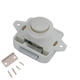 thumbnail image 1 of Keyless Button Lock for Boat RV Camper, Zinc Alloy Cabinet Latch with 26mm Bore Hole for 15-18mm Thick Doors, 1 of 3