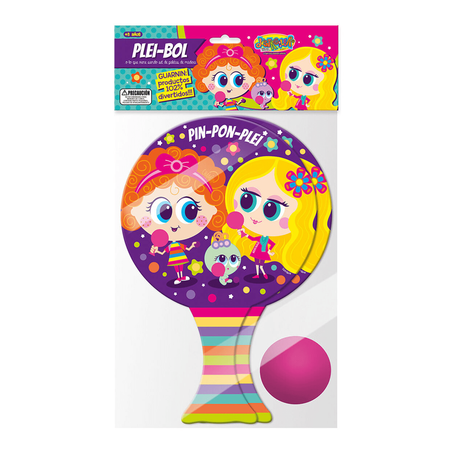 Store Montt Spa - Set Paletas De Madera Playa Ping Pong Distroller