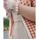 thumbnail image 4 of Llavero de pulsera de cuentas de silicona - Pulsera de silicona con llavero - Pulsera de cuentas para mujer con borla de cuero, 4 of 4