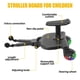 thumbnail image 3 of Tabla para cochecito OmegaGym Universal 2 en 1 con ruedas LED y asiento, 3 of 7