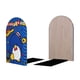 thumbnail image 2 of Tuxedo Sam Sujetalibros decorativos temáticos, tope para estantería con base antideslizante, uso dual para hogar y oficina - 2 piezas, 2 of 6
