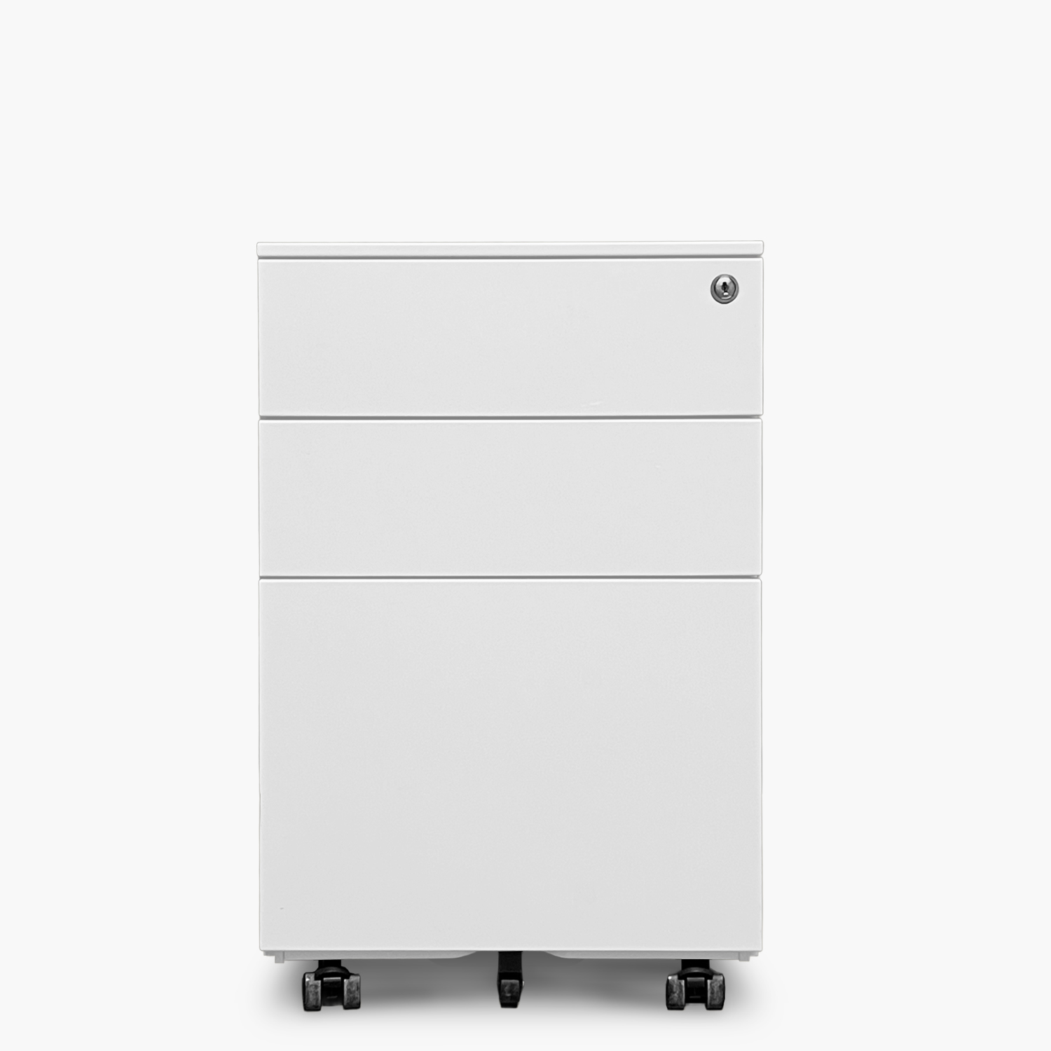 Form Office - Cajonera Metálica Móvil 39X50X60 Cm Blanco