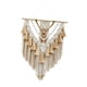 thumbnail image 5 of Elegante tapiz de macramé bohemio hecho a mano con flecos de borlas, colgante de adorno para apartamento, habitación de bebé, guardería, decoración de Caqui, 5 of 5