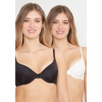 Pack 2X Sosten Push Up Microfibra P250.022-Neg2 Kayser