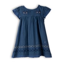 Vestido Bebé Niña Azul Pillin