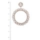 thumbnail image 3 of Arete Dangle CC Clothing Dorado, 3 of 5