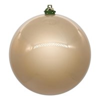 Bola Perforada Uv Con Forma De Perla De Avena De Ornament Vickerman De 6 Cm (4 Unidades Por Bolsa)