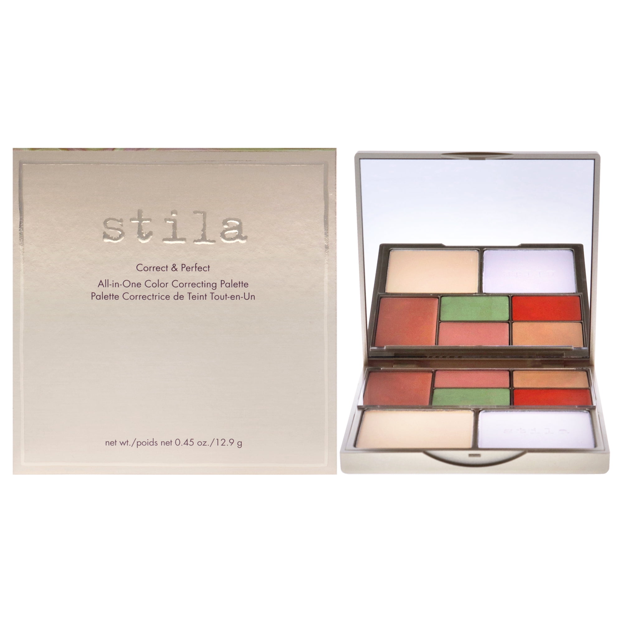 Stila - Paleta Correctora De Color Todo En Uno Correct And Perfect De Para Mujer - Corrector De 0,45 Oz