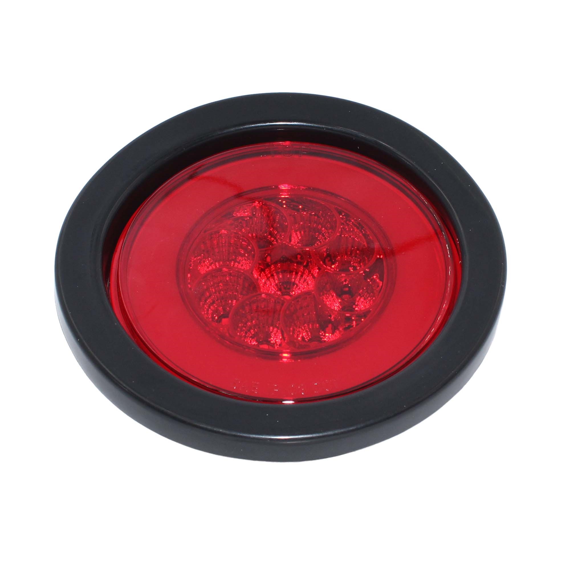 Gotek - Foco Trasero 4 Pulg Rojo Led Bi-Volts Tipo Halo