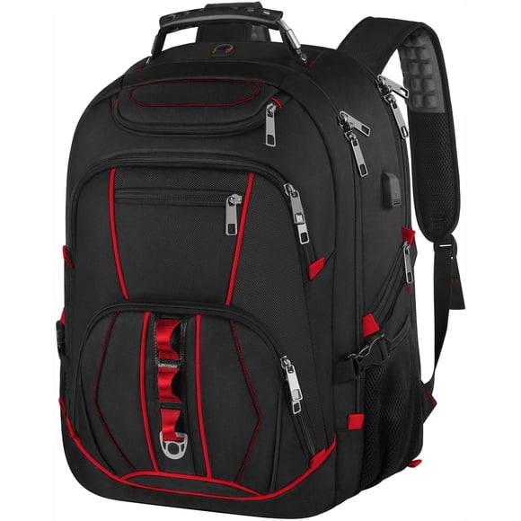 Mochila para portátil JCDOBEST roja con capacidad de 55 litros aprobada por la TSA