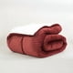 thumbnail image 3 of Plumón Corduroy Coral Sherpa 2.5 Plazas / Burdeo – Mashini 260×240 cm., 3 of 3