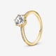 thumbnail image 2 of Anillo Clear Sparkling Crown Solitaire Shine En Oro De 14 Quilates, 2 of 4