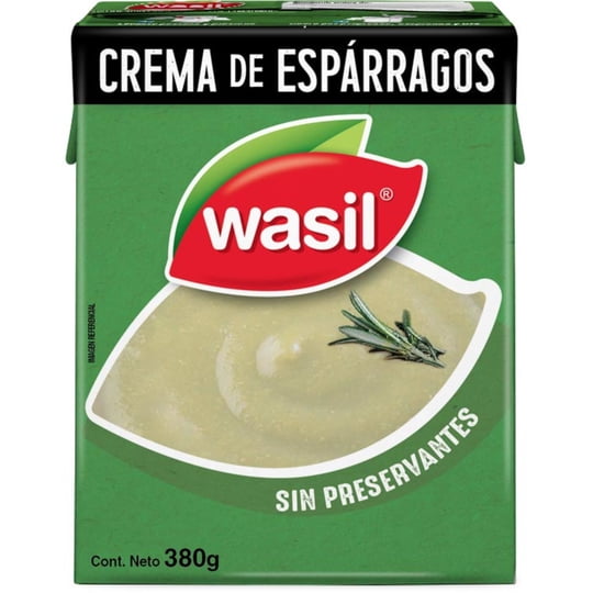 Crema De Espárragos Caja 380 g Wasil