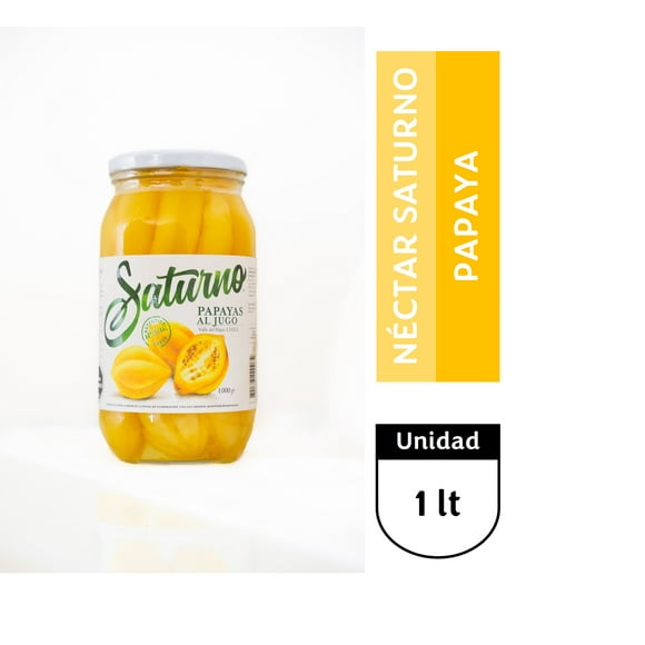 Saturno Conserva Papayas 6 x 1 kg