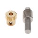 thumbnail image 5 of 0.5 Modulus Brass Worm Gear Wheel + Gear Shaft Set 20 Tooth, 5 of 5