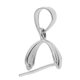 thumbnail image 2 of 925 Plata De Ley Pinch Clip Bail Broche Charm Bead Pendant Connector 6.5mm, 2 of 5