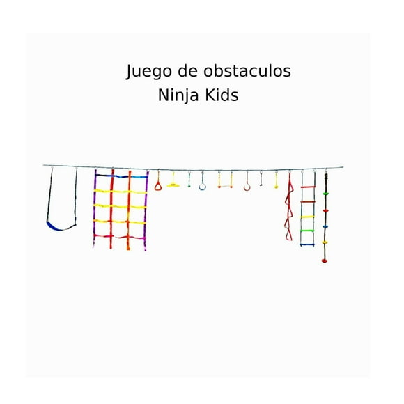 Juego De Obstaculos Ninja Kids Kidscool