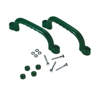 Bothyi - 2 Uds., Equipo De Juegos, Casa De Juegos, Barras De Agarre Para Patio Trasero, Casa De Juegos, Verde Oscuro
