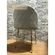 thumbnail image 2 of Silla Gabrielle Lino Patas Doradas Gris, 2 of 3