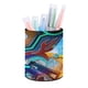 thumbnail image 1 of Hot Wheels Vamos a Correr-theme Cylinder Pen Holder Pencil Organizer with Flannel Lining PVC Leather Material Cardboard Base for study work 10*8CM, 1 of 6