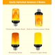 thumbnail image 4 of Bombillas LED Hompavo actualizadas, 4 modos, E26/E27, 3 W, 4 of 8