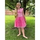 thumbnail image 3 of Vestido Barbie de tul rosa sin mangas para niñas pequeñas, talla 4, 3 of 8