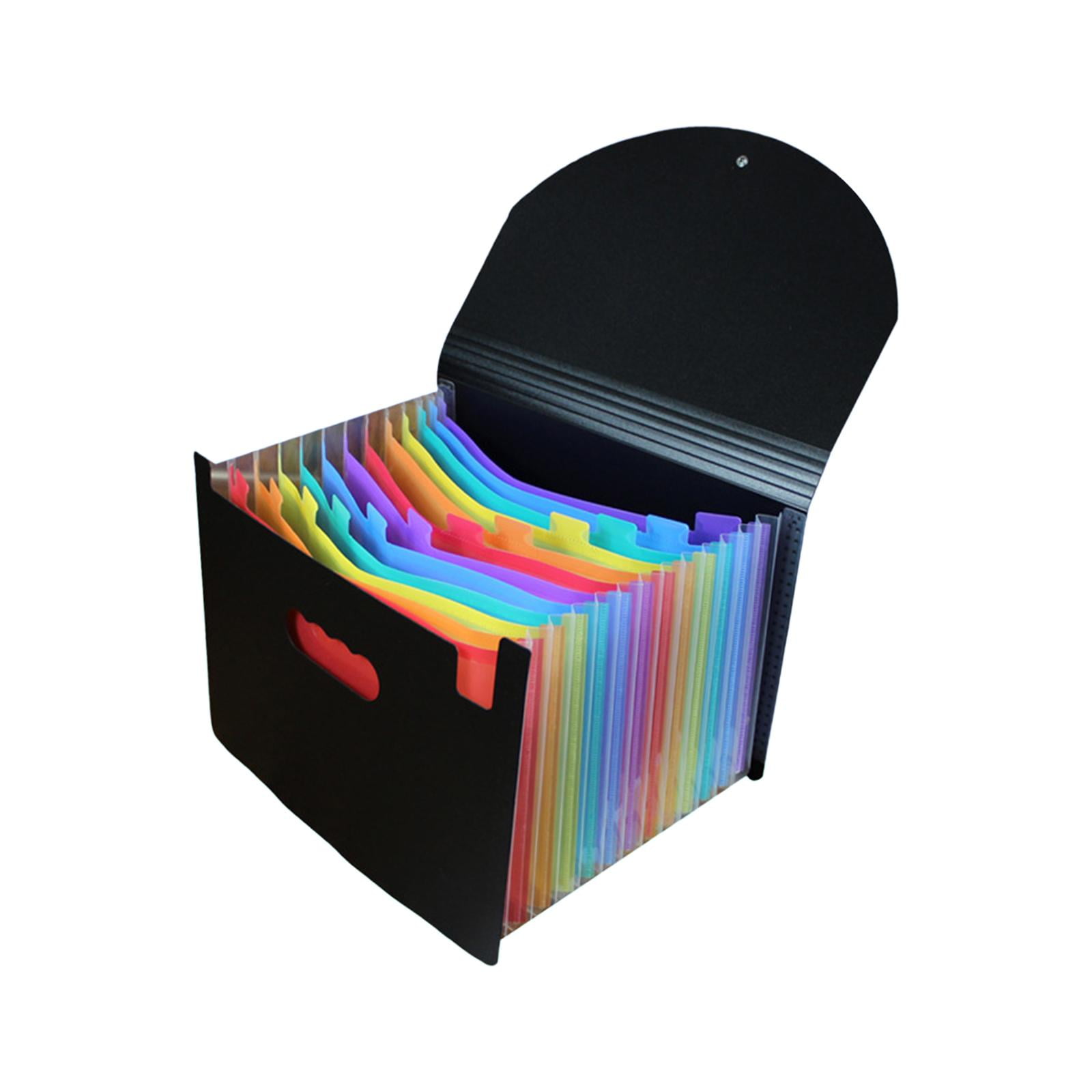 Ioensy - Expansión De Bolsillos Para Archivos Organizador En Expansión Carpeta De Archivos Organizador De Archivos Escolares Colorido 13 Bolsillos