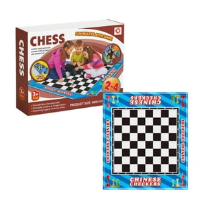 Fliperex - Juego Tablero Ajedrez Alfombra De Entretención Niños
