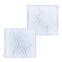 Bothyi - 2 Moldes De Silicona Para Posavasos, Decoración Del Hogar, Bricolaje, Artesanía, Fabricación De Joyas, Herramienta Hecha A Mano