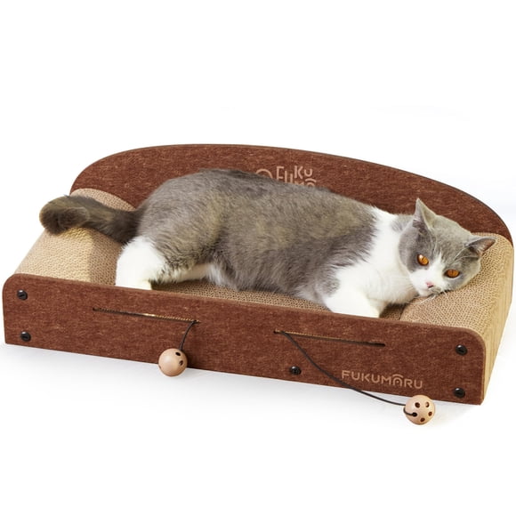 Cama lounge de cartón Cat Scratcher FUKUMARU, extra grande, 66 cm
