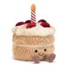 thumbnail image 1 of Peluche Jellycat Fun Birthday Cake 12 x 12 x 16 cm, 1 of 2