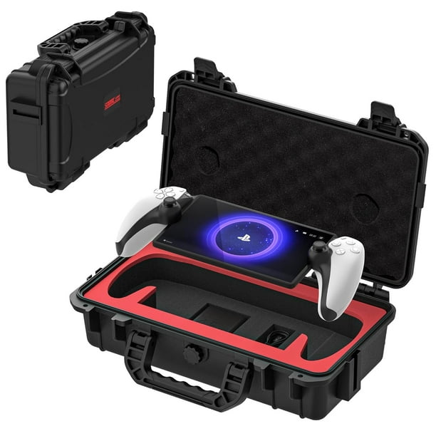 Funda de transporte para el mando a distancia PlayStation Portal - Funda de viaje rígida, compatible con el Portal PS5 y accesorios-Negro