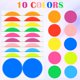 thumbnail image 2 of Pegatinas Nuyer 10 cm 120 unidades colores surtidos, 2 of 7