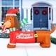 thumbnail image 5 of Goosh inflable navideño para perros, 1,5 m, con LED, para decoración exterior, 5 of 6