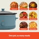 thumbnail image 4 of Slow Cooker BELLA 6.0L EverGood, revestimiento cerámico antiadherente, 4 of 7