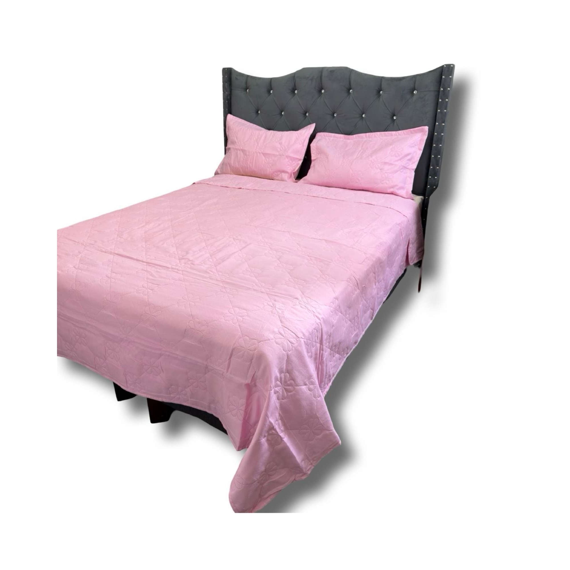 Iiimussa - Cobertor Quilt De Lujo Verano Delgado King Rosa