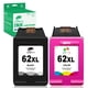 thumbnail image 1 of Cartucho de tinta COLORETTO 62XL para HP Envy 7645 7640 5540 5643, 1 of 8