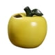 thumbnail image 3 of Jarrón De Cerámica Con Forma De Fruta Organizador De Chimenea Para Oficina Florero De Propagación Manzana Verde, 3 of 5