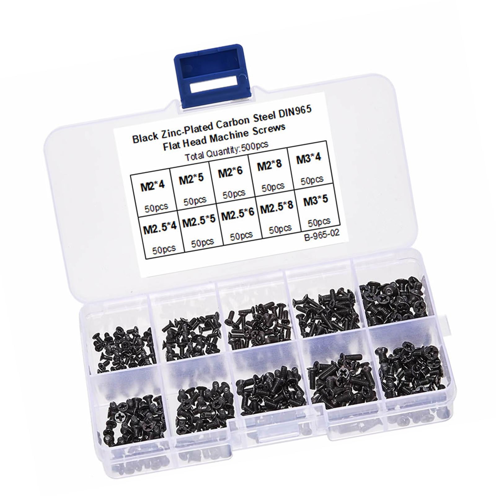 Bothyi - 500x Tornillos De Reparación De Portátiles Tornillos Phillips Tornillos De Computadora De Acero Al Carbono En Caja