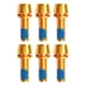 thumbnail image 3 of 6x Kit De Tornillos De Vástago De Bicicleta Tornillo De Freno De Disco De Bicicleta Para Reparación De Ciclismo Oro, 3 of 4